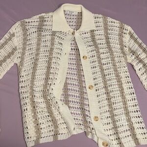 grey bandit long sleve beach cover up